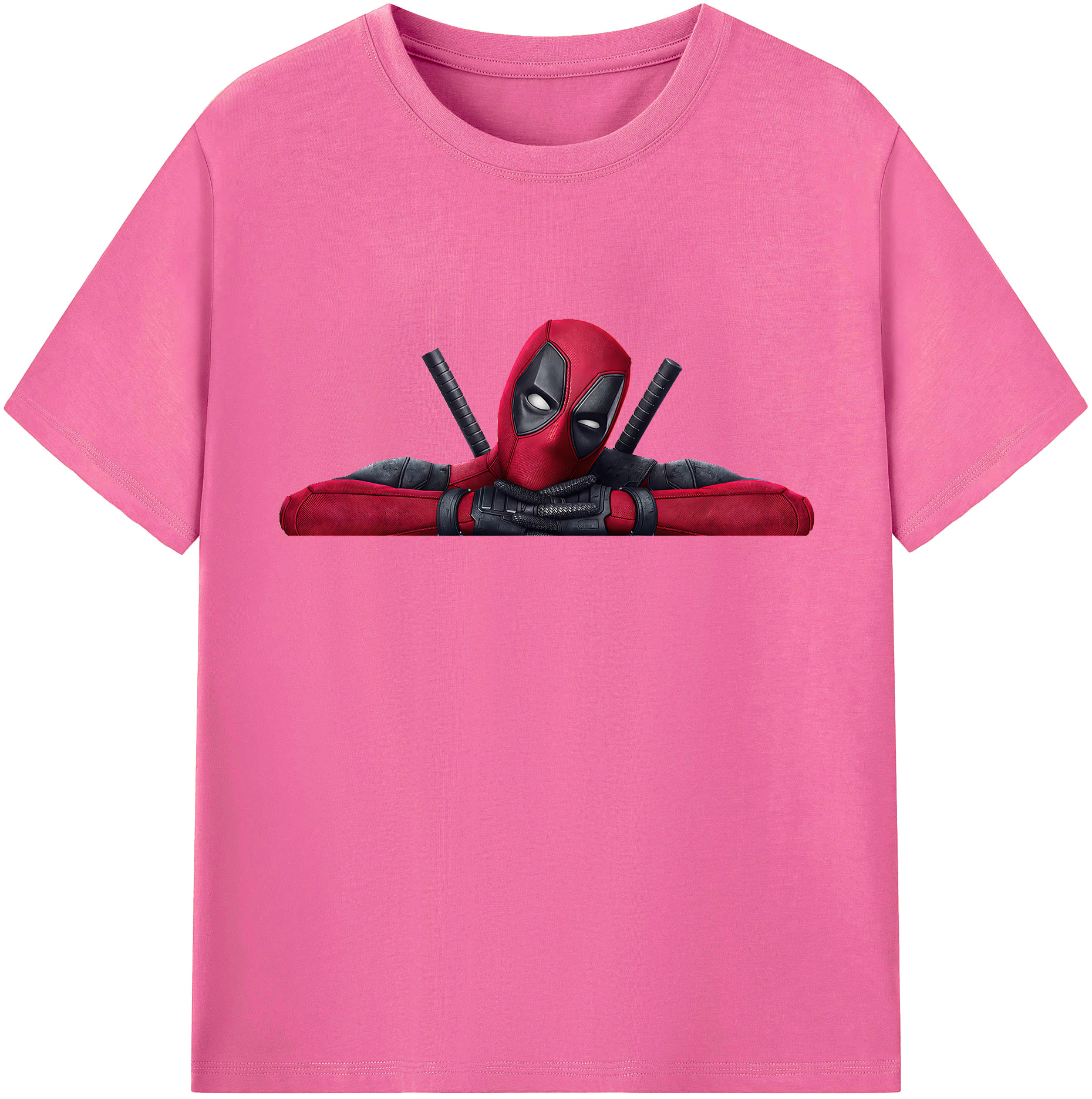 （画像用） Deadpool デッドプール レディースカジュアルプリントTシャツ（綿100％）